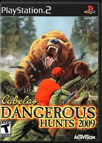 Cabela's Dangerous Hunts 2009 Playstation 2 US box art